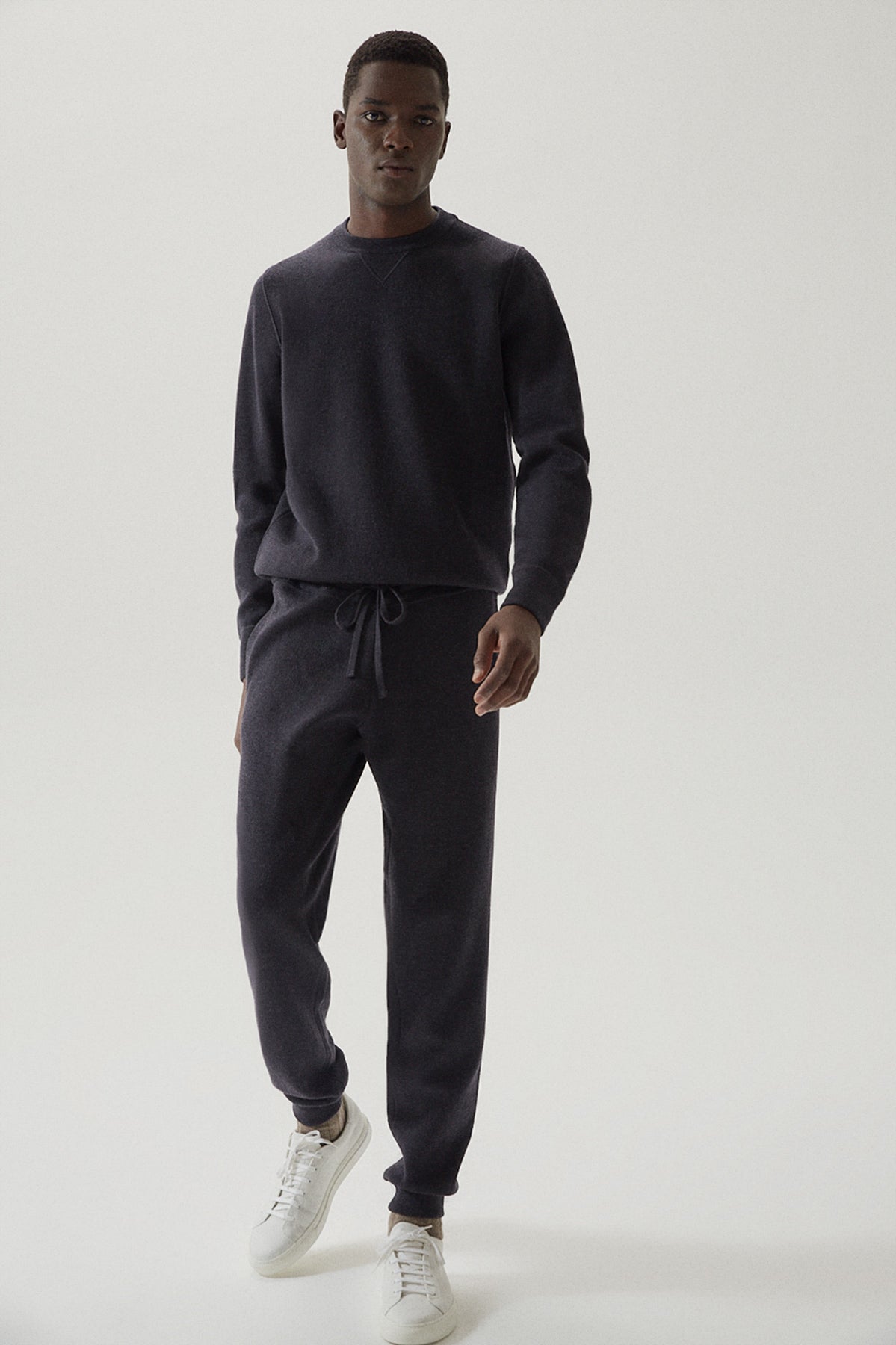the merino wool sweatpants anthracite