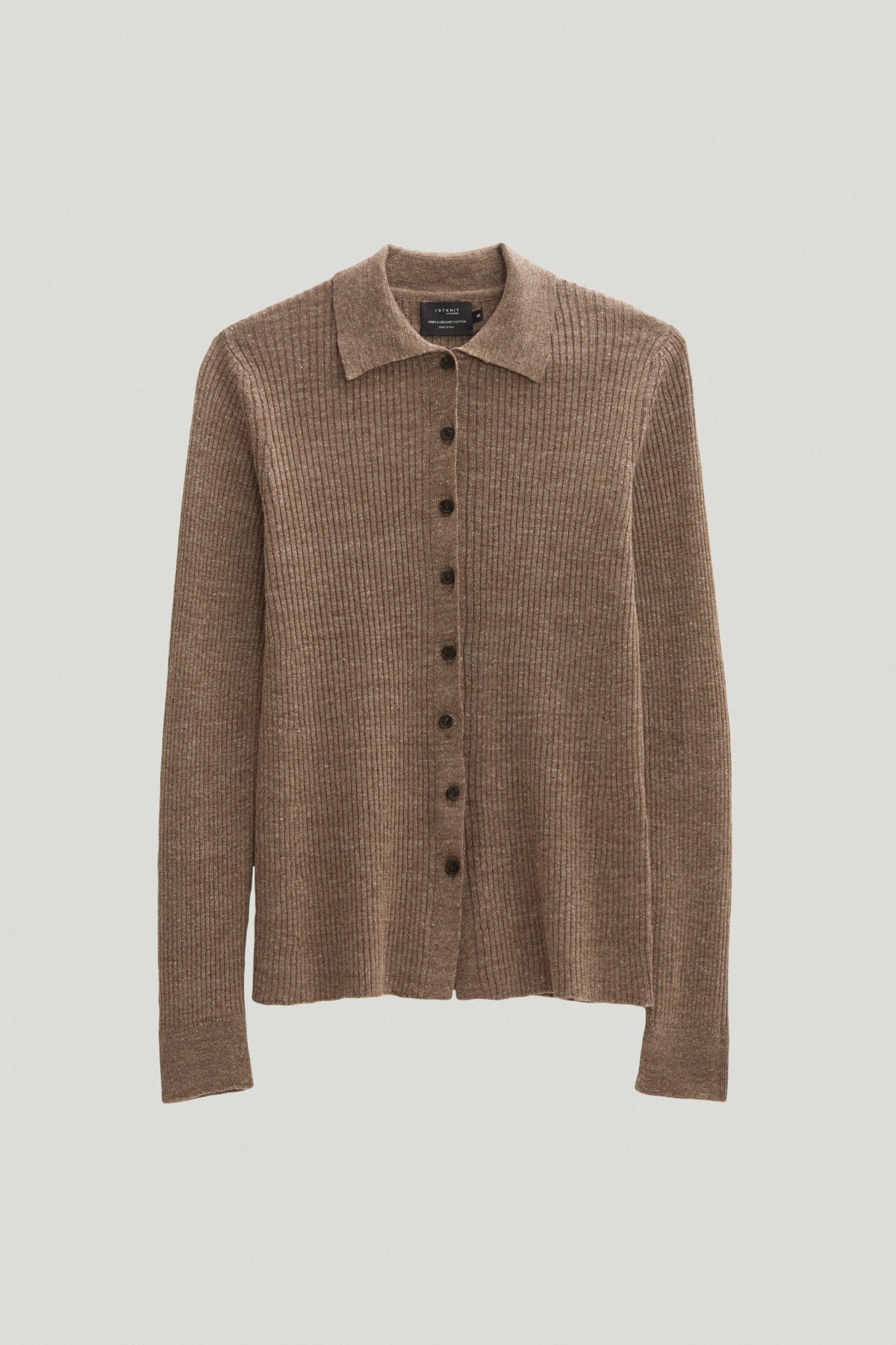 the linen cotton ribbed shirt rope