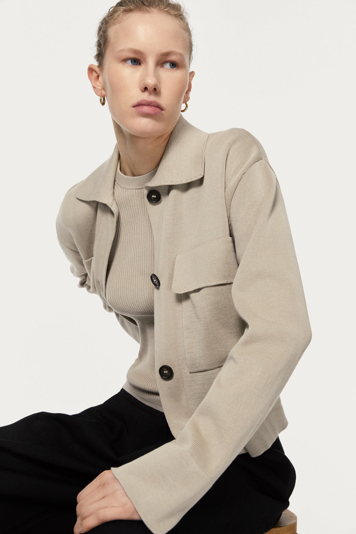 The Organic Cotton Overshirt hay