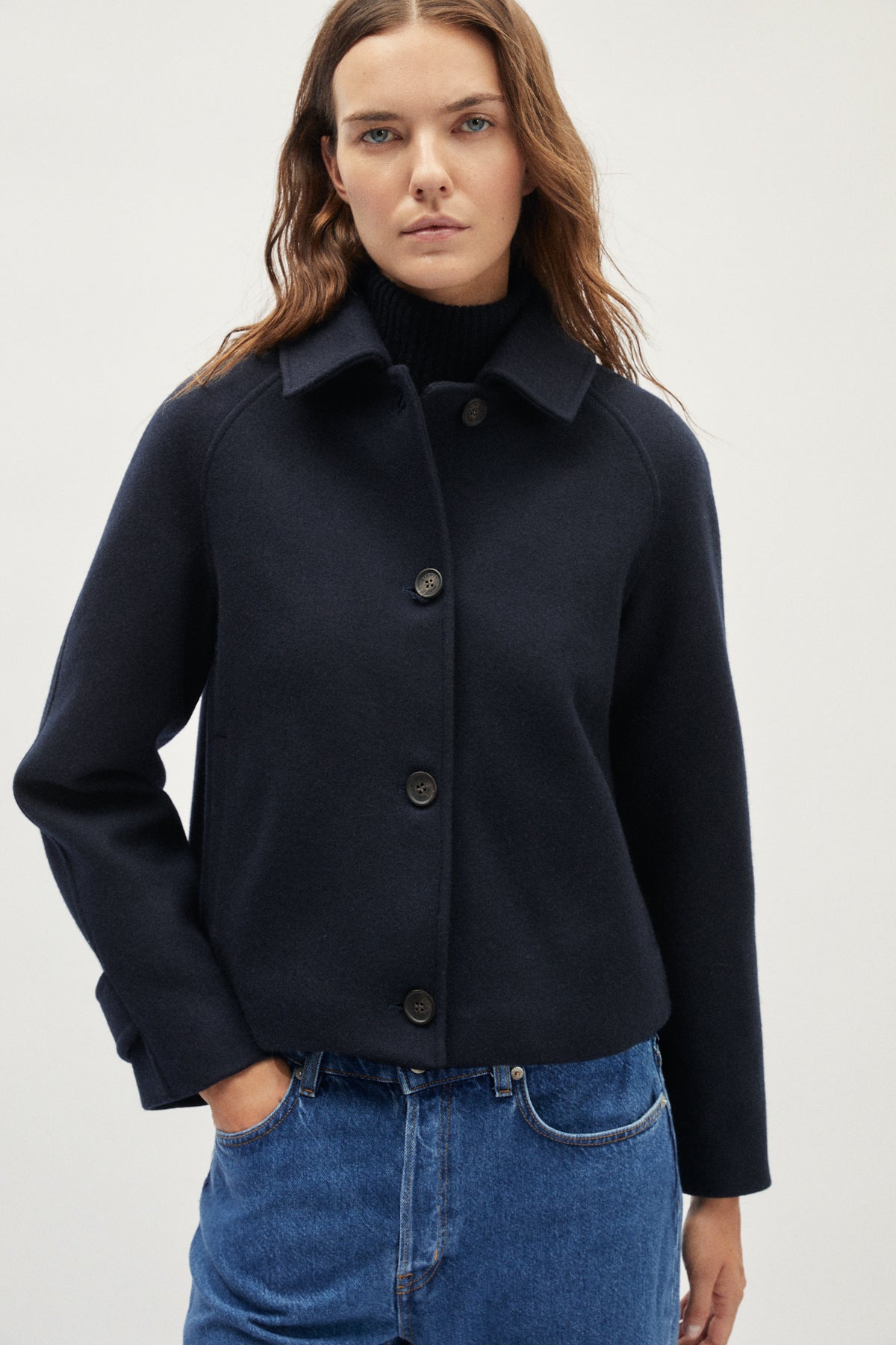 The Woolen Jacket - blue