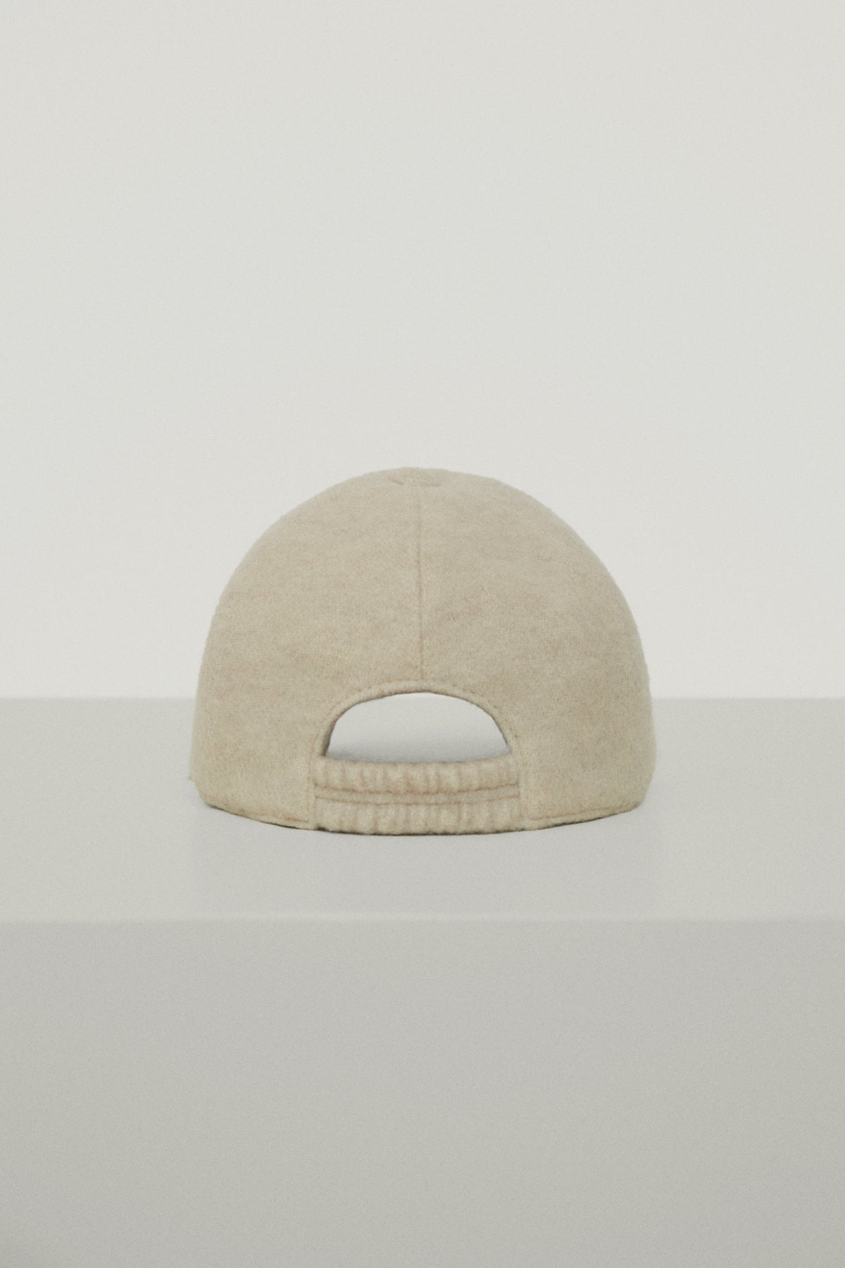 The Woolen Baseball Hat -  ecru