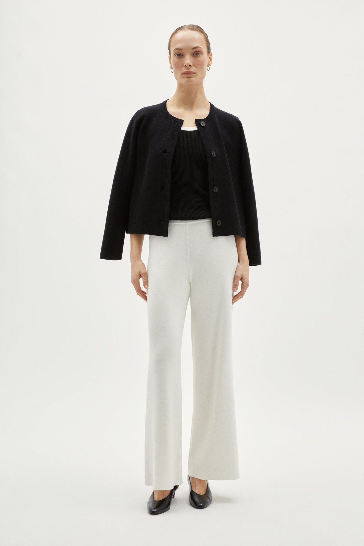 the organic cotton wide leg pants 2 milk white