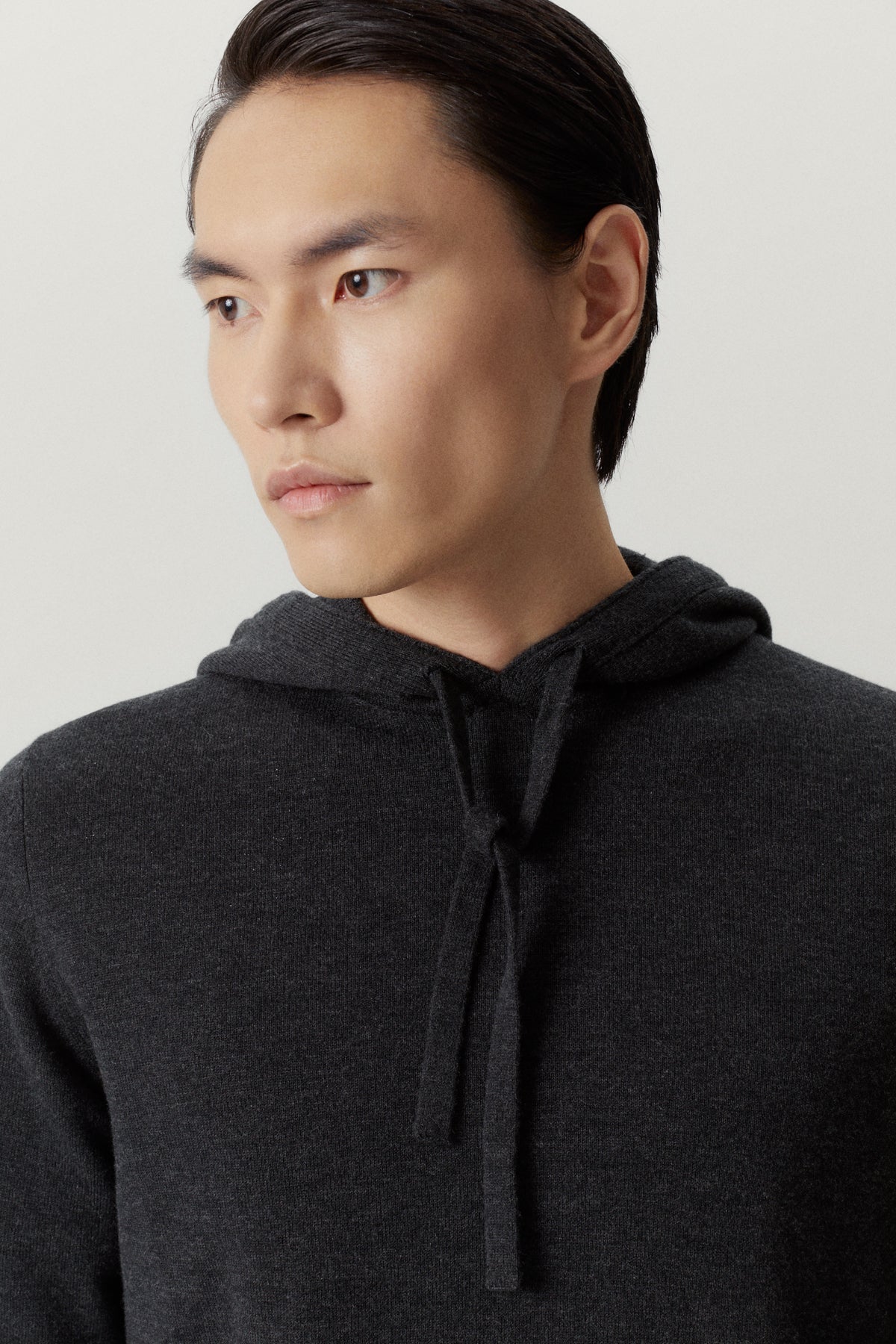 the ultrasoft hoodie anthracite melange
